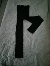 Damen Strumphose Neu Muster Schwarz