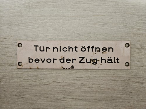 Originales waggonschild - originales,