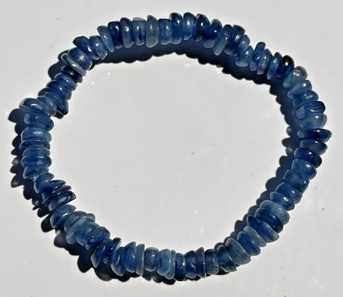 Blauer disthen kyanit armband - blauer,
