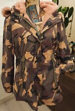 Neu! Pelz,Fell,Camouflage,Tarn,Jacke,Mantel,Parka,Winter,Hippie,Top zu Lederhose