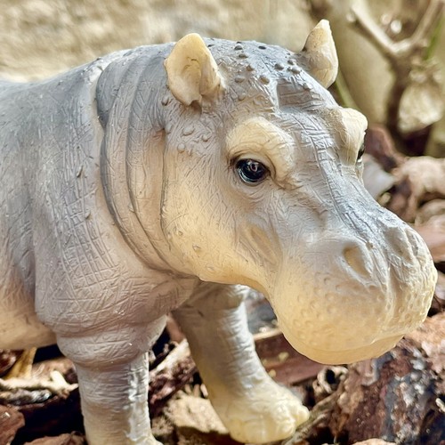 20cm nilpferd figur - nilpferd,