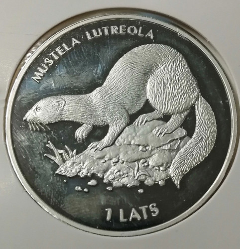 Lettland lats 1999 silber - pp,