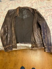 Gipsy retro Vintage Style Lederjacke