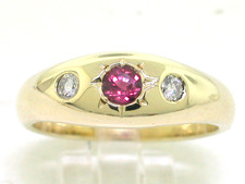 Rubin Brillant Ring 585