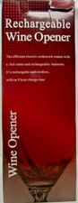 Elektrischer Korkenzieher, Wiederaufladbarer   Rechargeable Wine Opener