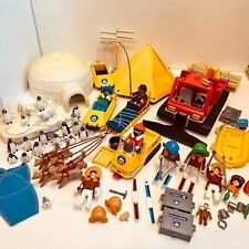 Playmobil - Polar Eskimo Set Konvolut Paket ... - Iglu Eisfahrzeug Ski... #1053