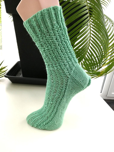 Handgestrickte socken 41 - handgestrickte,
