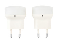 IKEA MORKRADD LED Nachtlicht mit Sensor weiß MÖRKRÄD 2er Pack BRANDNEU