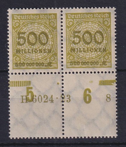 Reich 1923 korbdeckel - dt.,