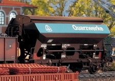 Maerklin 58296 | Schwenkdachwagen DB IV braun Quarzwerke Spur 1