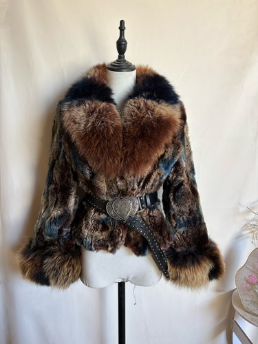 Vintage damen braun creme - damen,