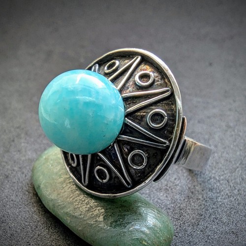 Retro midcentury designer ring - retro,