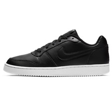 Nike Ebernon Low Classic Retro Sneaker Sportschuhe Turnschuhe schwarz AQ1779 001