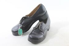 1 Paar DDR Arbeitsschuhe Halbschuhe Damen Gr. 25,5 =Eu 38 Leder schwarz TOP