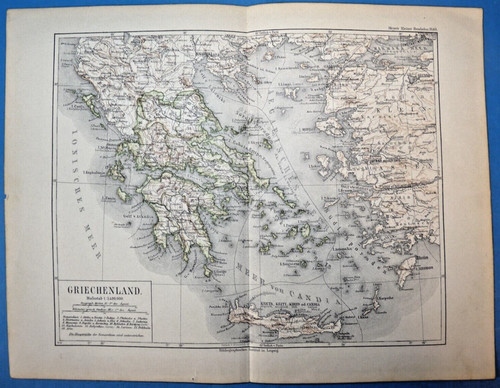 Original landkarte 33x25 - original,