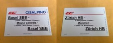 ZLS SBB EC Cisalpino Basel SBB - Milano C uz EC Zürich HB - Lindau - München uz