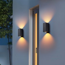 1/2/4x LED Wandlampe auf & ab Lumineszenz 10W Wandleuchte Wasserdicht Lampen