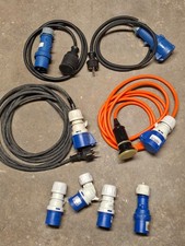 CEE Adapter/Kupplung, verschiedene, 230V, 16A, IP44 für Camping, Wohnmobil, Boot