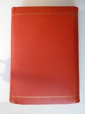 Original 50er Schreibmappe Dokumentenmappe Briefpapier Vintage Leder