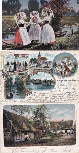 Spreewald lot ansichtskarten - spreewald, 3