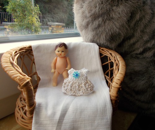 Puppenstube kleid puppe - puppenstube,, 7cm