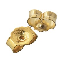 1Paar 585 Weiß oder Gelbgold