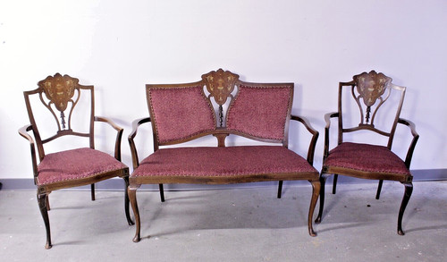 Jugendstil sofa und - 2, stühle