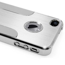 Apple iPhone 5 5S Cover Alu Hard Case Schutz Hülle Bumper Chrom Aluminium B-Ware