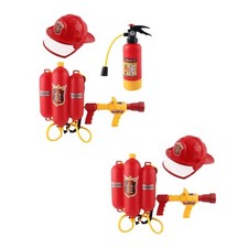 Feuerwehrmann Wasser Spray