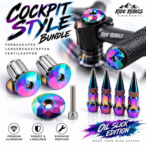 Oil slick mtb bundle - oil,
