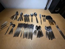 WMF Besteck Capri Cromargan | 115 - teiliges Besteckset | teilvergoldet