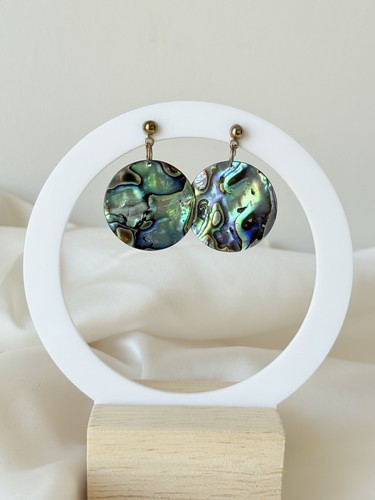 Paua abalone muschel ohrringe - muschel,