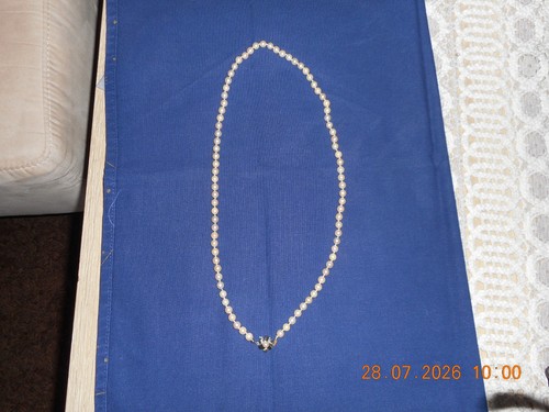 Perlenkette echt mit - , 585