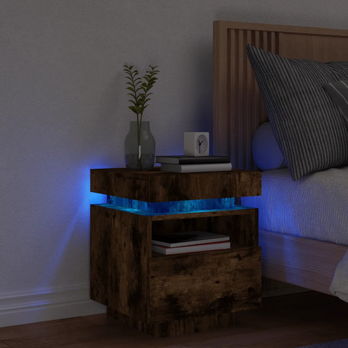 Nachttisch mit led leuchten - mit, led-leuchten