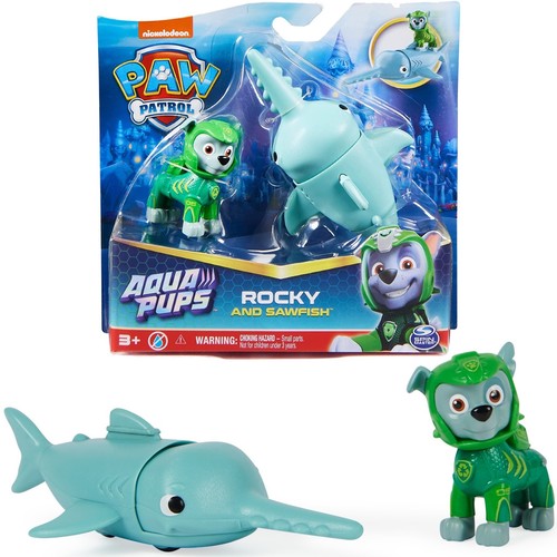 Paw patrol aqua pups set - aqua, rocky