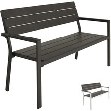 Gartenbank Metall 2 Sitzer Alu