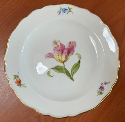 Meissen porzellan speiseteller - meissen,