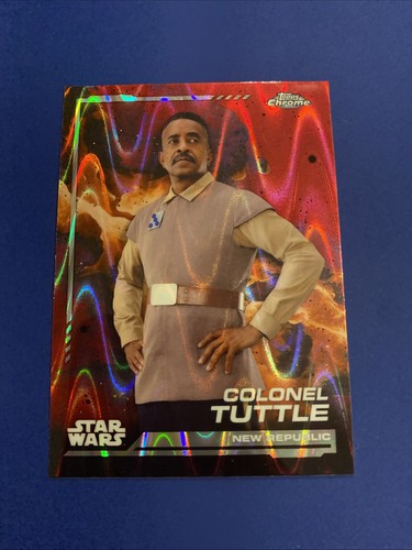 Star wars karte topps - wars, chrome