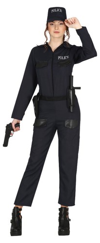 Blaues polizei polizistin - blaues,