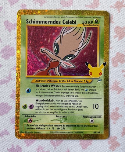 Pokemon schimmerndes celebi - pokemon,