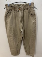 Damen Jeans - Paperbag - Gr. L - beige - Only - gepflegt