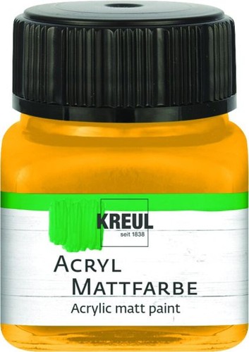 Kreul acryl mattfarbe goldgelb - kreul,