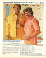 Lew Magram Kalkutta Tuch 70er