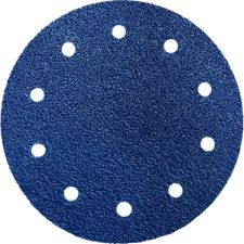 50 Zirkon Klett-Schleifscheiben Parkettschleifmaschine Spider Ø 178 mm 10-Loch