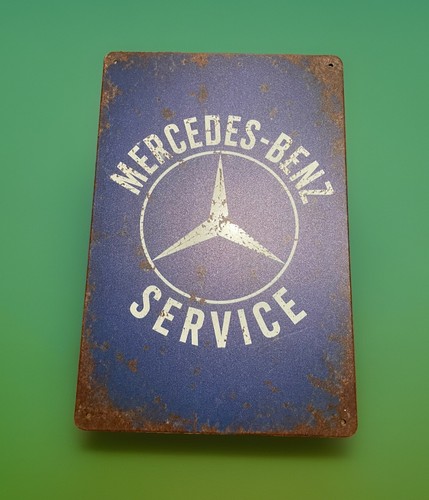 Blechschild mercedes benz - blechschild,