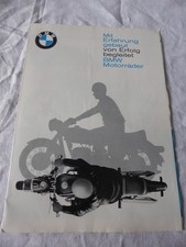 BMW Motorräder R27-R50-R60-R69S - Prospekt mit Preisliste ca. 1965