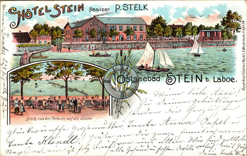 Litho gruss aus stein - litho,