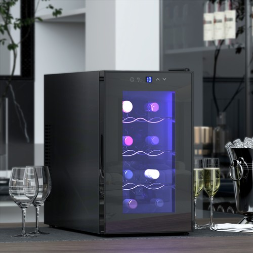 Homcom weinkühlschrank für - homcom, 8