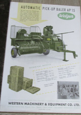 Catalogue, brochure, tractor