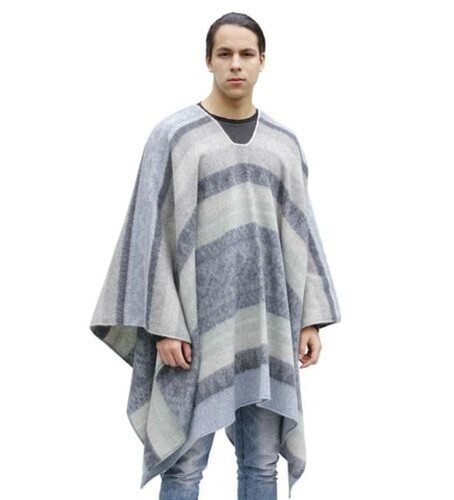 Dick alpaka wolle poncho damen - dick,